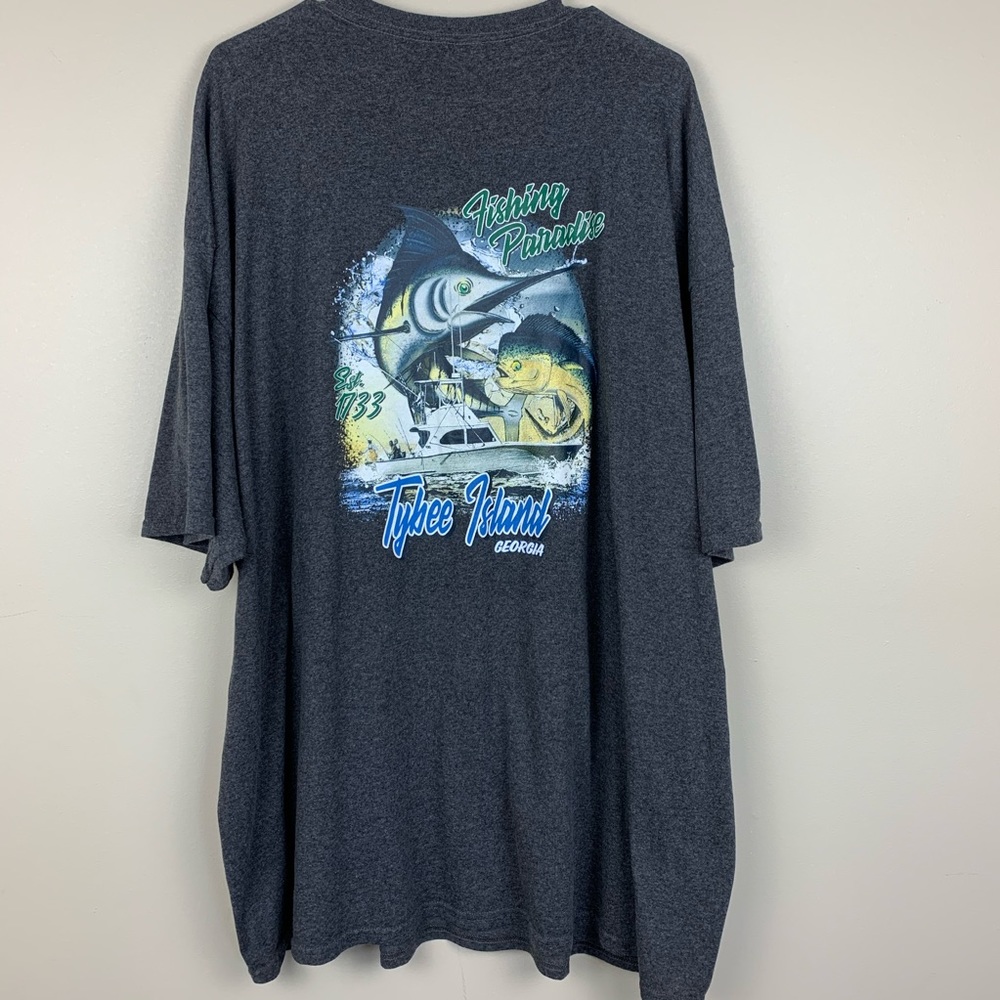 🔥3/15 Men’s Graphic Tee Dark Gray size 3XL/4XL